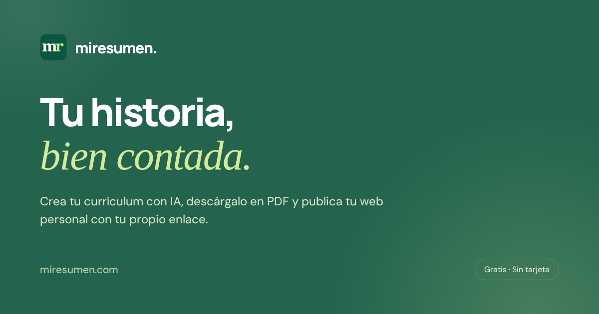 Miresumen.com screenshot